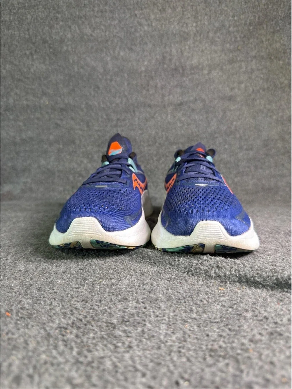 Saucony Ride 15 Mens Size 8.5 Soulstice Blue PWRRUN Running Shoes S20729-91